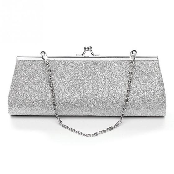 Handbag Purse-Bag Glitter Clutch The-Chain Wedding-Bridal Evening-Party Shiny Woman Banquet
