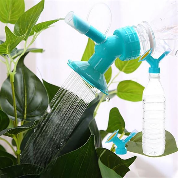 Sprinkler-Nozzle Plant Waterer Flower Plastic Household Portable 2in1 for Potted