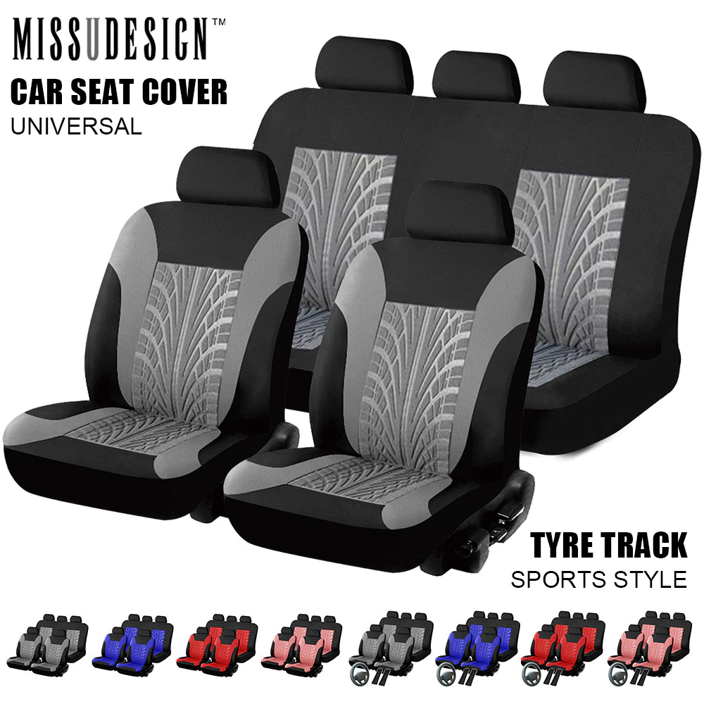 Universal Fashion Styling Full set and 2 front seats Car Seat Protector Auto Interior Accessories Automobile Car Seat Cover