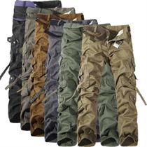 MIXCUBIC Tooling Pants Washing Loose Autumn Army Multi-Pocket Casual Spring 28-42 Men
