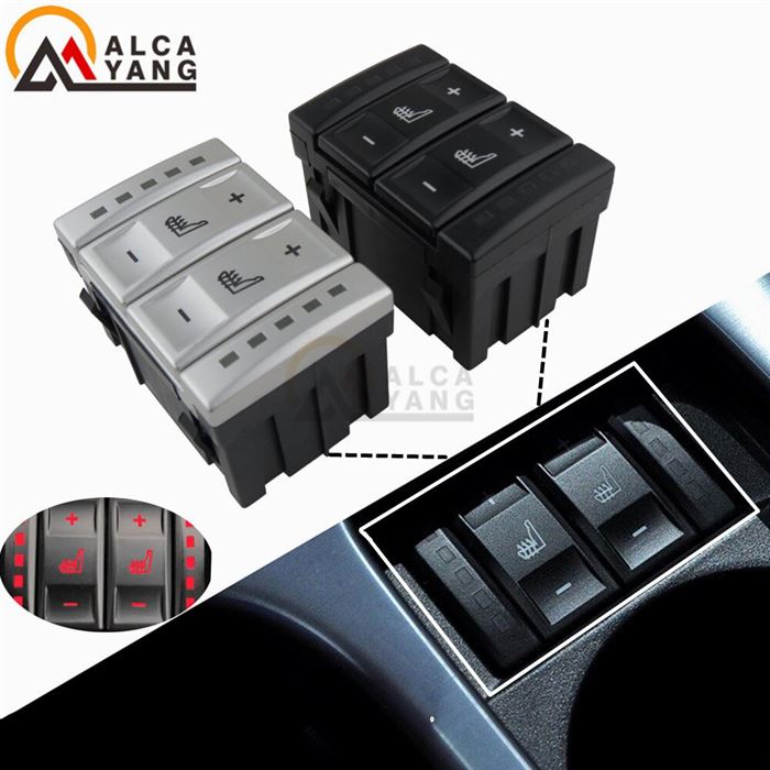 Heated-Switch Electric-Seat S-Max 6M2T-19K314-AC MK3 Ford Mondeo High-Quality 2-Colors