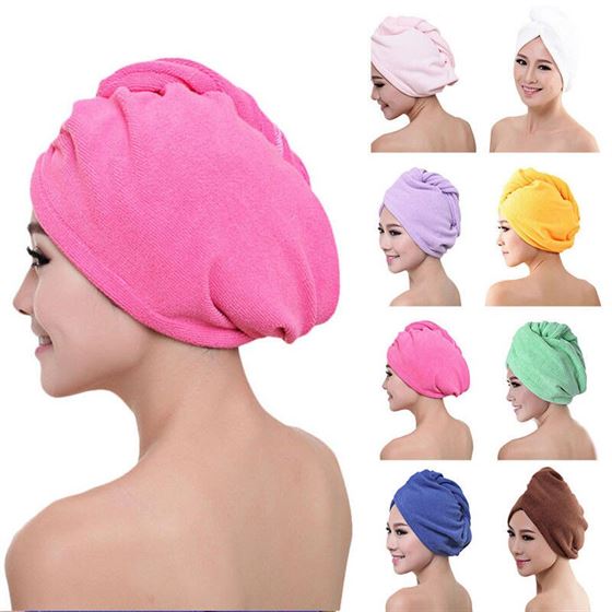 Cap Turban Head-Wrap Hair-Hat Bathing-Tools Lady's-Towel Microfibre After Quick-Dry Girls