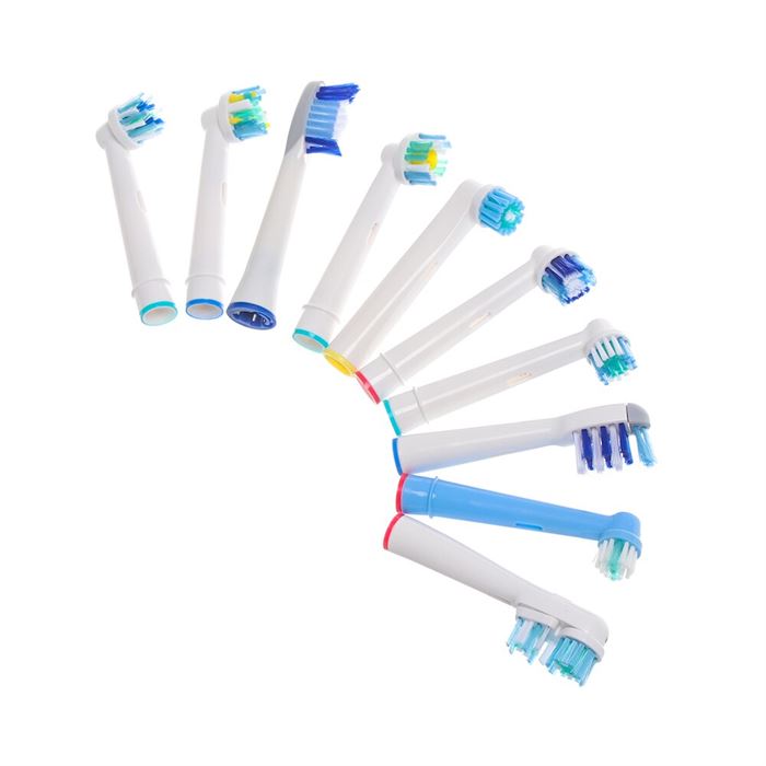 4PC Soft Replacement Toothbrush Heads Cross Floss Action Precision Bristle Professional