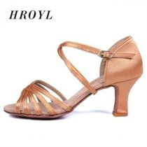 Dance-Shoes Heeled Ballroom Sequin Latin Tango Party Women Ladies Wholesale New for Girl