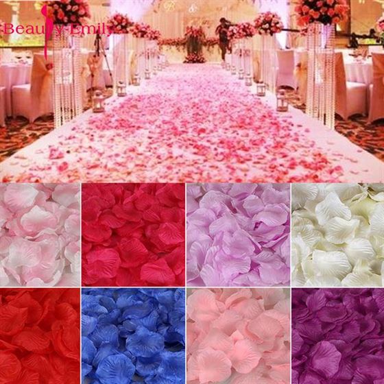 5--5cm Rose-Petals Wedding-Flower Romantic Silk Artificial for 2000piece/Lot