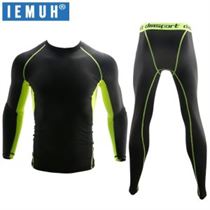 IEMUH Underwear Long-Johns Fitness Winter Warm New Male Stretch Quick-Dry Anti-Microbial