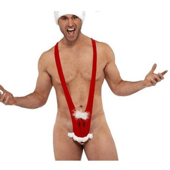 Sexy Costume Underwear Briefs Erotic Santa-Claus Male Lenceria Cotton Men Valentine's-Day
