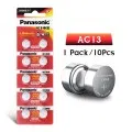 Panasonic 10pcs 1.5V Button Cell Battery lr44 Lithium Coin Batteries A76 AG13 G13A LR44
