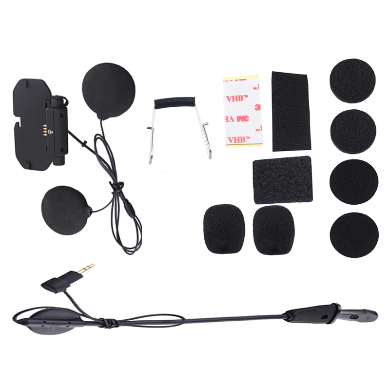 Audio--Mic-Kit Helmet Headset-Base Microphone-Accessories Easy Rider Vimoto V8 for Original