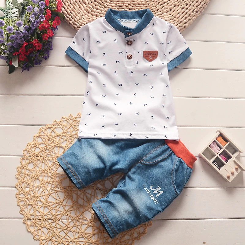 Toddler Outfit Clothes-Sets T-Shirt Shorts Sport-Suit Baby Boys Summer 1-2-3-4-Years-Costume children