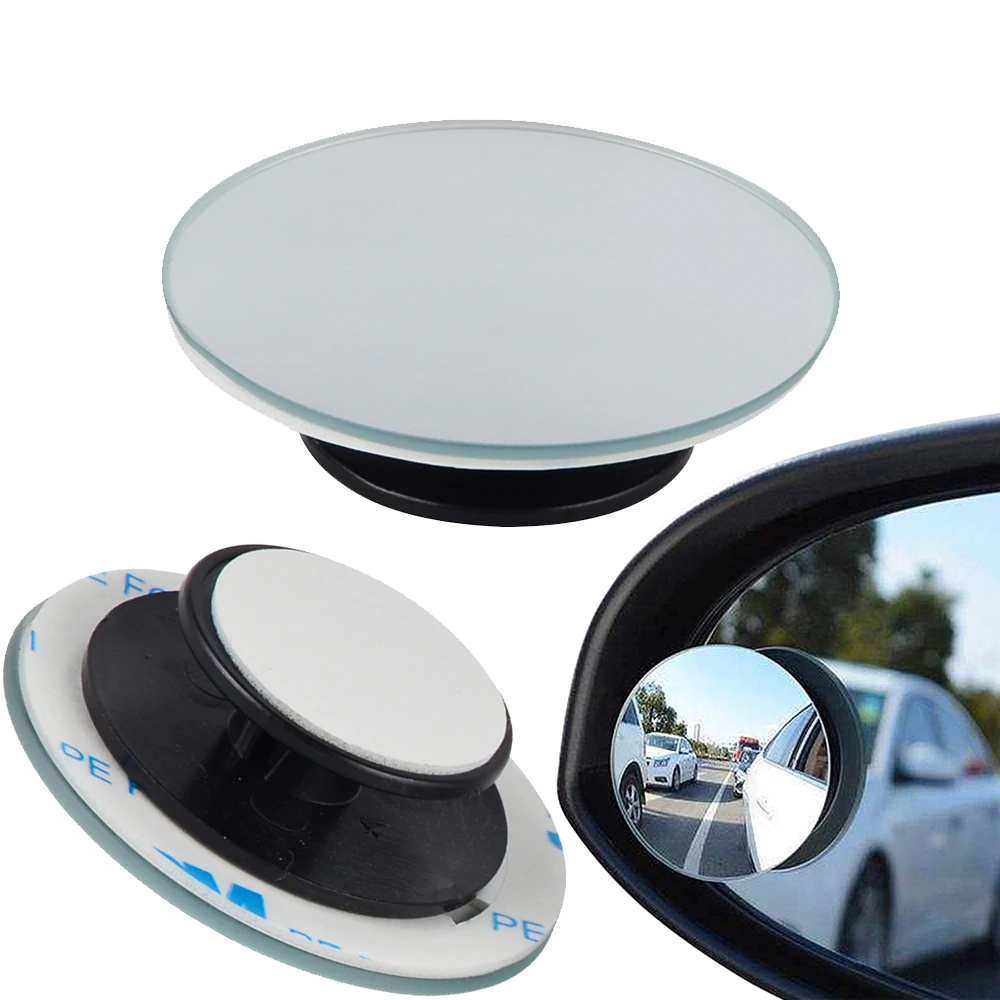 Convex Mirror Rearview Framless Round Small Wide-Angle Side-Blindspot 360-Degree Car