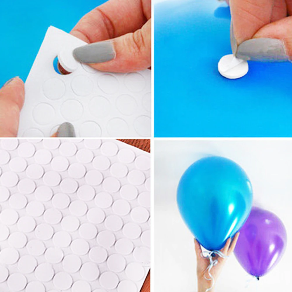 100-Points Balloon-Glue Decor-Supplies Adhesives-Sticker Wedding Birthday-Party Attachment