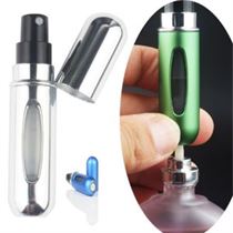 Fashion Mini Refillable Perfume Bottle Canned Air Spray Bottom Pump Perfume Atomization for Travel 5ml Travel needs drop
