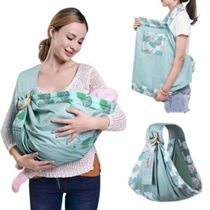 Wrap-Carrier Mesh-Fabric Newborn-Sling Infant Baby Breastfeeding To 130 0-36M Lbs Dual-Use