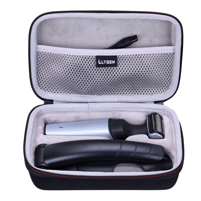 LTGEM EVA Waterproof Shockproof Hard Case for Philips Norelco Bodygroomer BG5025/49 back body hair shaver trimmer