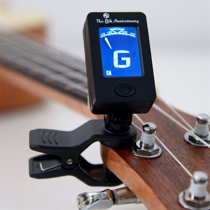 Clip-On-Tuner Violin Ukulele Chromatic Musical-Instrument Acoustic-Guitar-Bass Portable