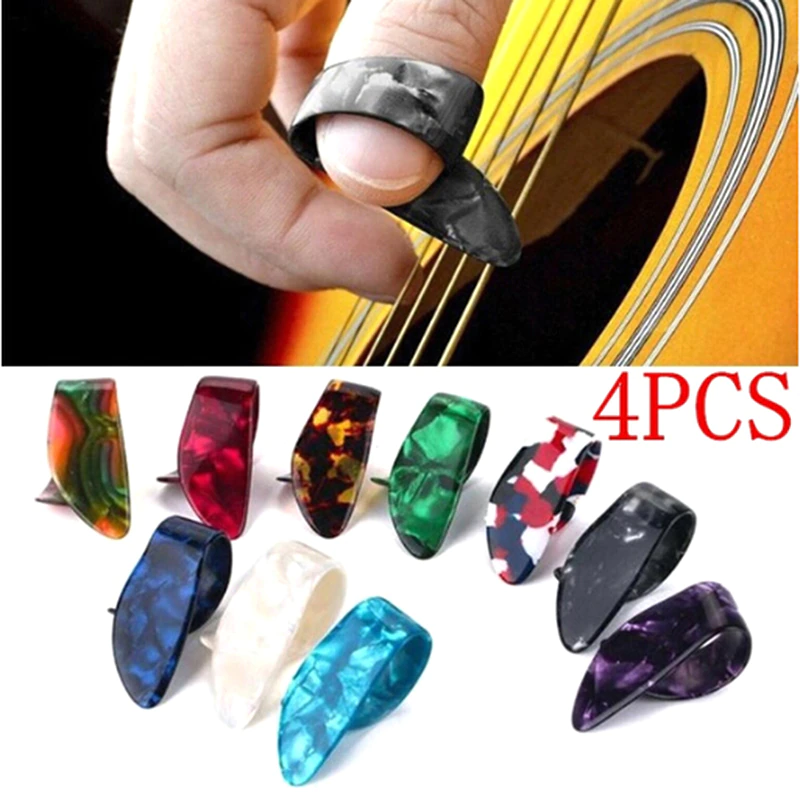 Guitar Picks Sheath Thumb-Finger-Guitar Acoustic Plectrums for Wholesale Random-Color