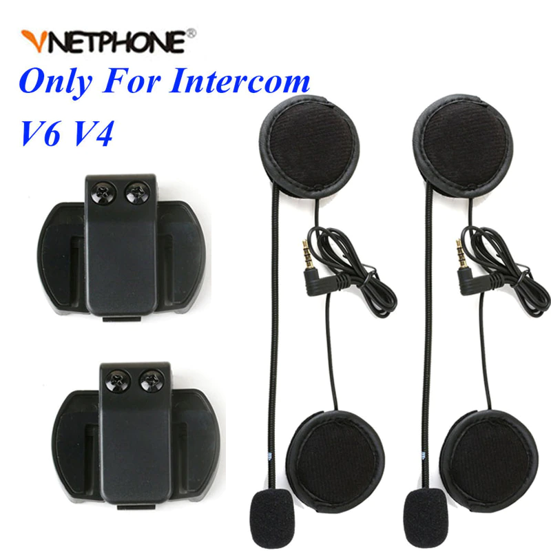 EJEAS Earphone Speaker Bluetooth-Intercom Motorcycle-Helmet Pro-Accessories V6 V4/V6