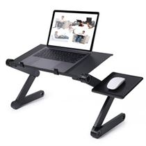 Laptop-Stand Mouse-Pad Ergonomic Notebook Pc Table Folding Bed Aluminum 