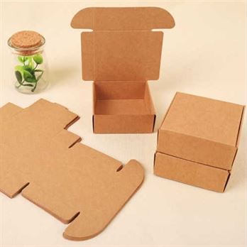 45 Sizes small gift kraft paper packaging box, brown paper cardboard gift boxes for packaging,