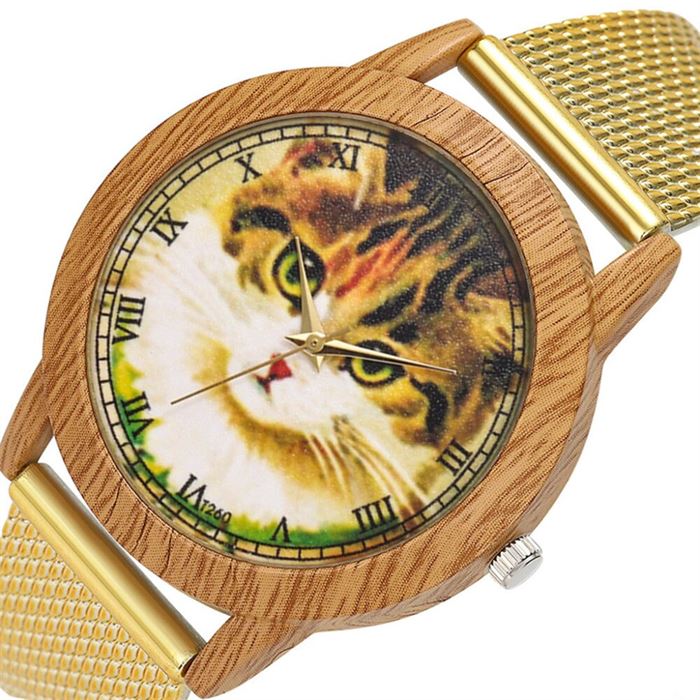 Female Clock Quartz-Watch Wooden-Grain Silicone Luxury Brand Fashion Relogio Strap Dial