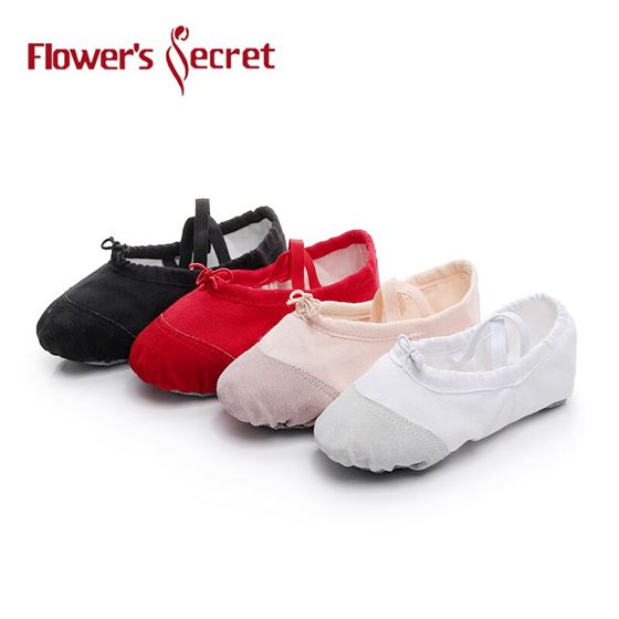 Slippers Shoe-Ballerina Flats-Dance Yoga-Shoes Gymnastics Flower's-Secret-Ballet Canvas