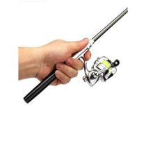 Reel-Wheel Telescopic Pocket Fishing-Combo Spinning Mini with Box Metal-Rod Pen-Shape