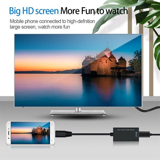 Conversion-Cable Devices Hdmi-Adapter-Cable Tablet Mobile-Phone Micro-Usb To for PC And