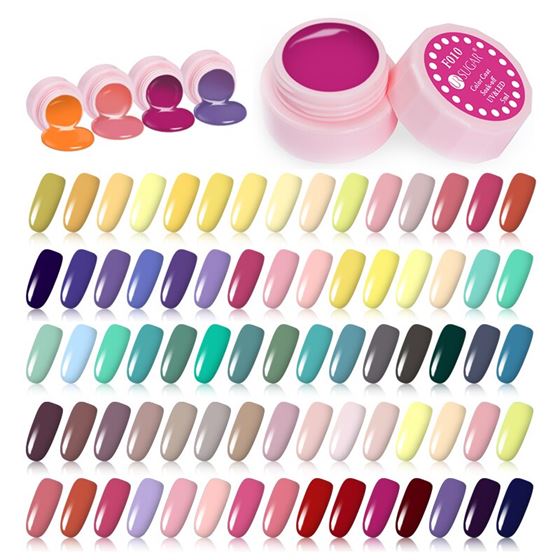 Polish-Gel Gel-Paint Nails Glitter Rainbow Sugar-Color Soak-Off UR Led