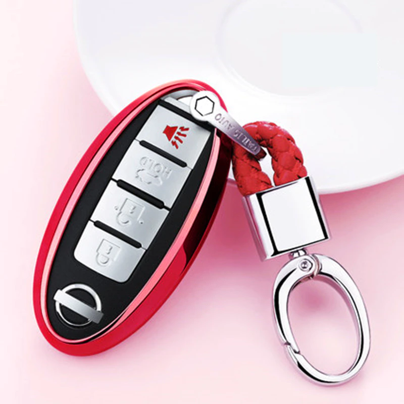 TPU Car Key Cover Case For Nissan Qashqai J10 J11 X-Trail t31 t32 kicks Tiida Pathfinder