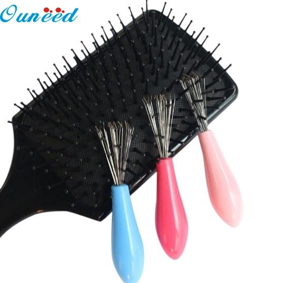 Ouneed Cleaner Hair-Brush Happy Removable-Handle Plastic Home 1PC Embedded-Tool Comb