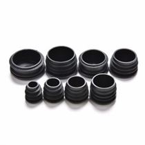 Insert-Plugs Pipe-Tube Blanking-End-Caps Furniture Round Plastic 32/35mm 10pcs for Black
