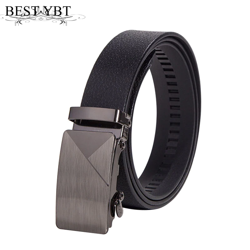 Men Belt Automatic-Buckle-Belt Business Best Ybt Imitation-Leather Casual Fashion Simple