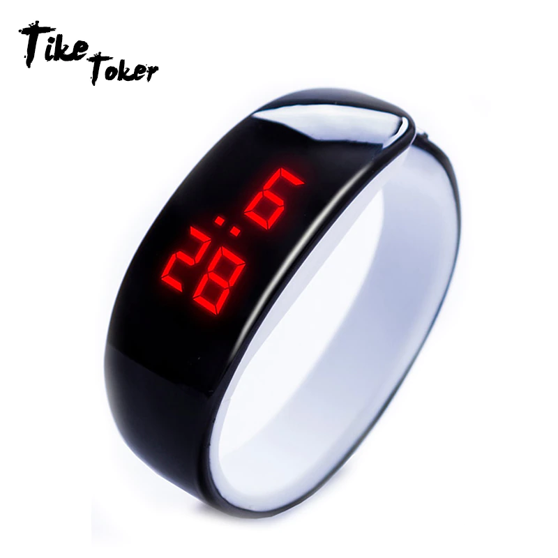 Bracelet Watch Sport-Clock Toker Digital Tike Candy-Color Waterproof Women Relogio LED