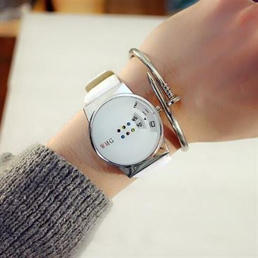 Woman's Watches Favorite-Watch White-Collar Colorful Women Personality Fashion for Table
