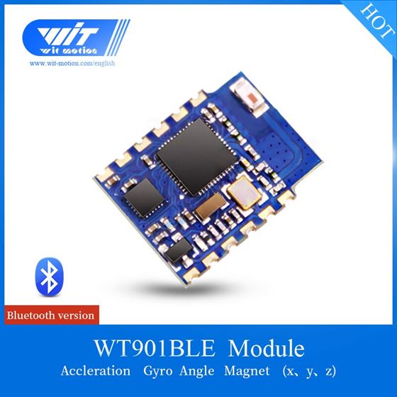 Bluetooth BLE 5.0 Low-consumption Distance >50m WT901BLE 3 Axis Angle + Accelerometer + Gyro + Magnetometer For PC/IOS/Android