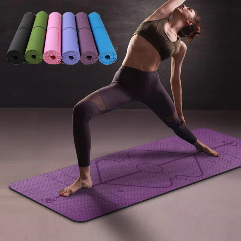TPE Carpet-Mat Gymnastics-Mats Position-Line Non-Slip Fitness with for Beginner Environmental