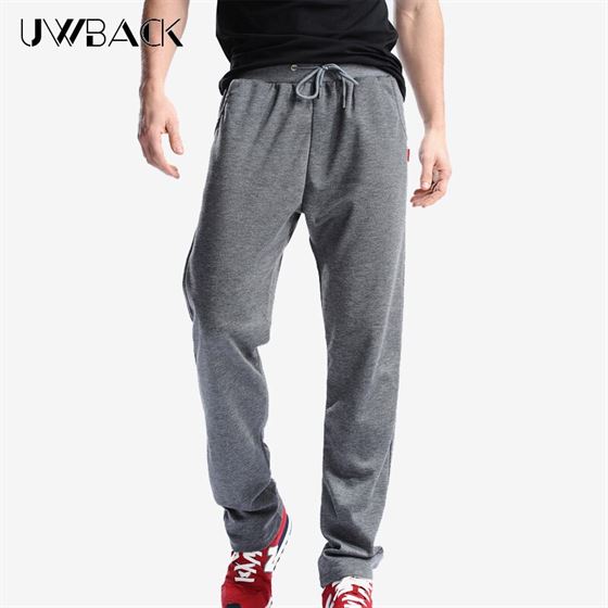 Uwback Sweat-Pants Casual Trousers Elastic-Waist Hiphop Loose Plus-Size Summer for Men