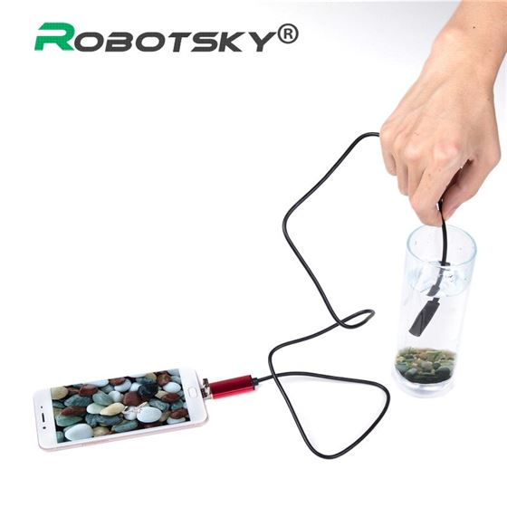 Micro-Camera Phone Usb-Endoscope Android 2-In-1 1M 7mm 480P HD for PC 2M