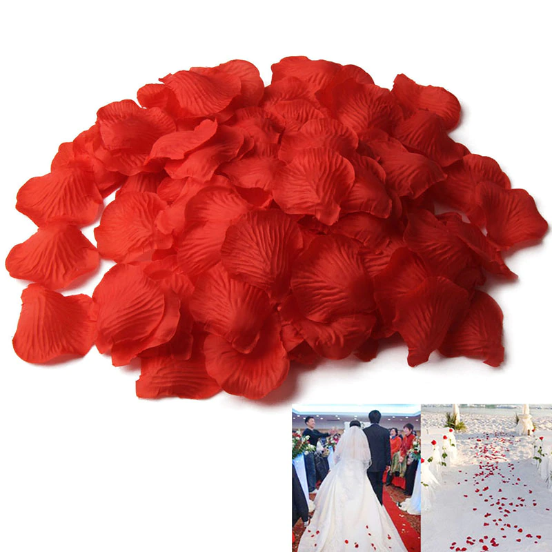 Flower Petals-Accessories Rose Wedding-Decoration Artificial-Silk Fake Valentine 500pcs/Lots