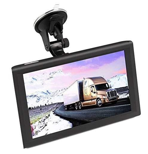 9 inch 2 in 1 Truck GPS DVR Tablet Navigation System load newest map