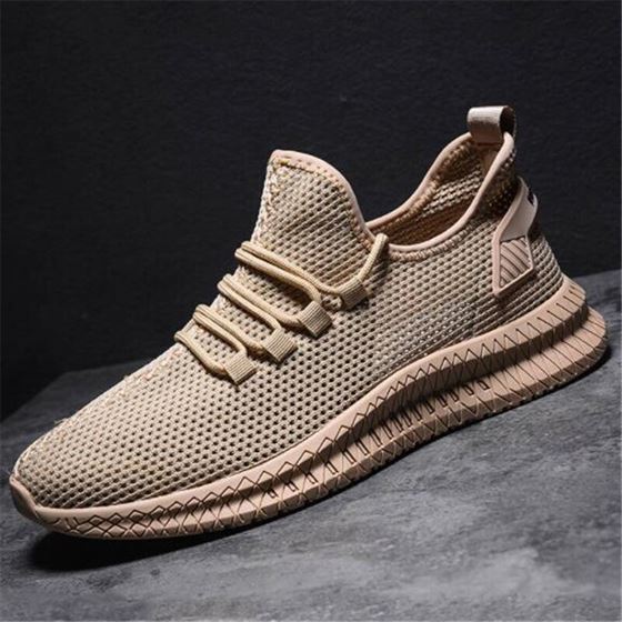 Adisputent Sneakers Flat Men Shoes Casual-Shoes Comfortable Male Sport Mesh Footwear