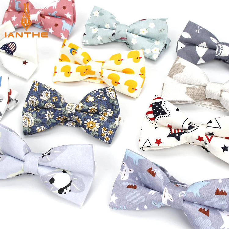 Butterfly Bowtie Tuxedo Party-Accessories Groom Gift Animal-Print Vintage Formal Men's
