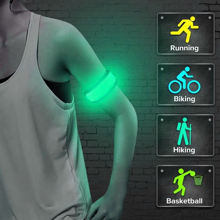Cycling-Light-Lamp Bracelet Wristband Concert Flashing Glow Sport Led Outdoor Running