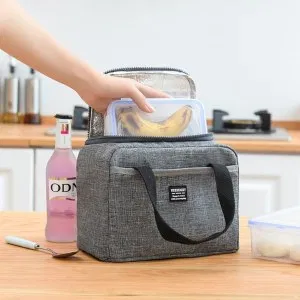 Lunch-Box Cooler-Bag Tote-Pouch Bento Food Picnic Waterproof Insulated Portable Women