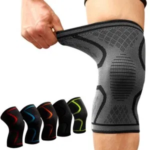 Braces Sleeve Knee-Pad Basketball-Volleyball Cycling Fitness Elastic Sport-Compression