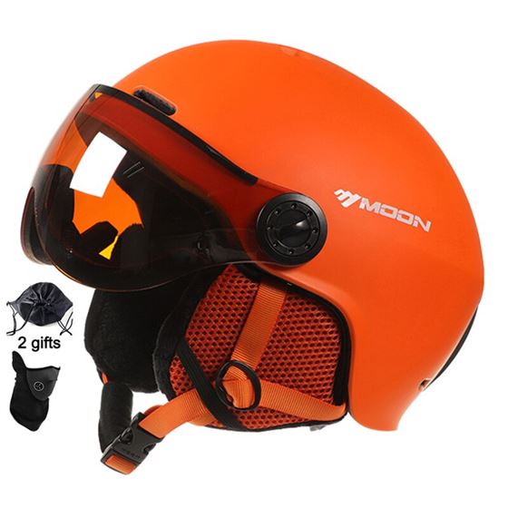 MOON Skiing Helmet Snowboard/skateboard Women Ultralight Sports EPS Outdoor Ce-En1077