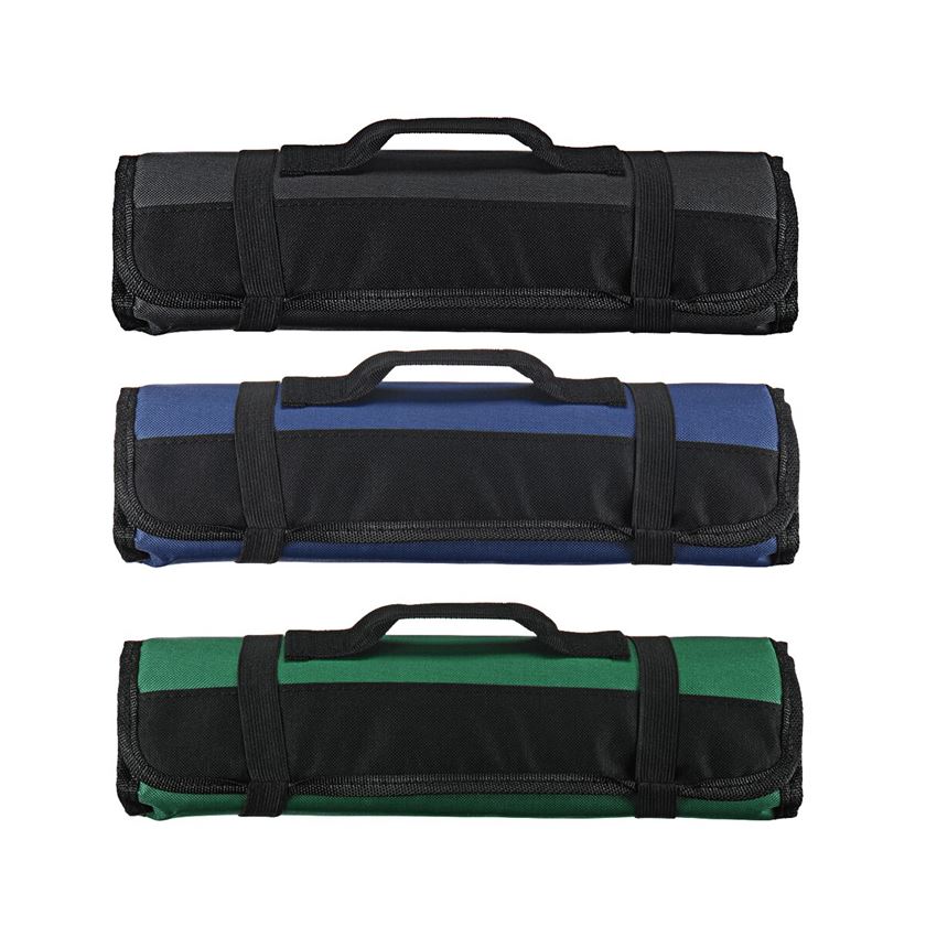 Knife-Bag Roll-Bag Carry-Case-Bag Durable-Storage Chef Cooking 22-Pockets Choice Kitchen