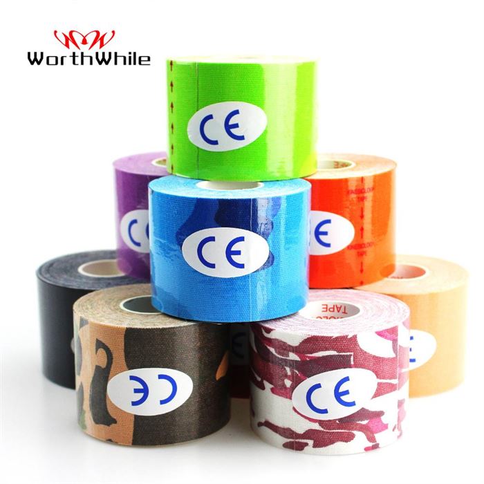 Worthwhile Kneepad Support Kinesiology-Tape Fitness-Bandage Athletic-Recovery Gym Muscle