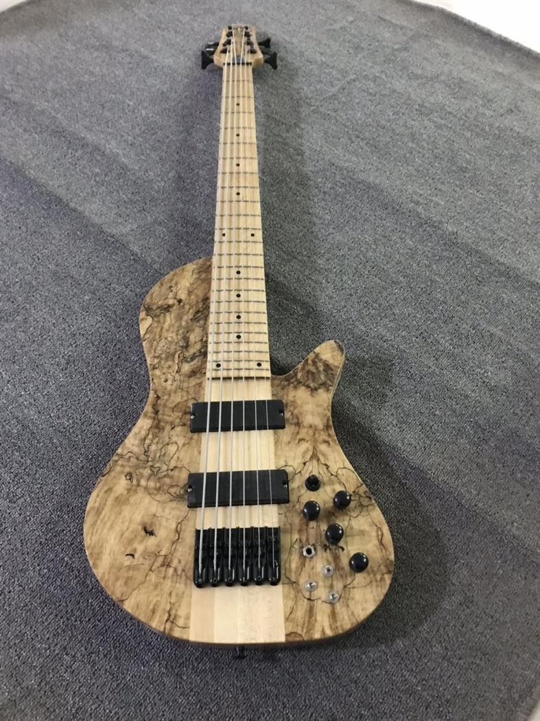 NEW butterfly Bass 6 Strings Bass Maple Body one-piece set neck Electric Bass Guitar